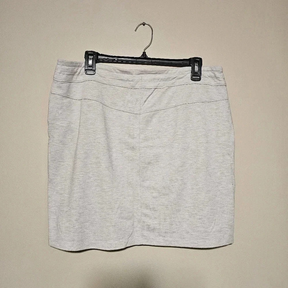 Lole Athletic Skirt Women's Size Large Tan Drawstring Elastic Waist Pockets - Picture 4 of 7
